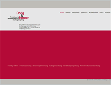 Tablet Screenshot of doerig-partner.ch